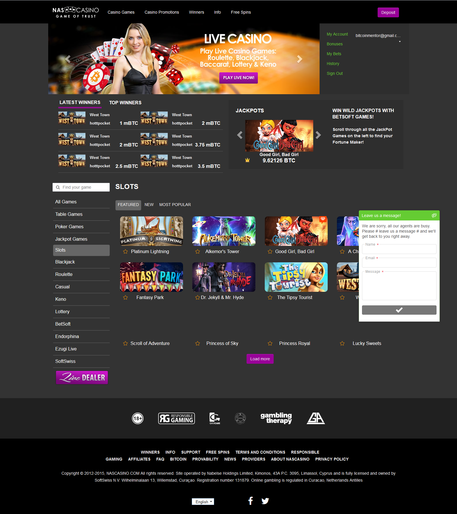 Thumbnail for File:NASCasino Website.png