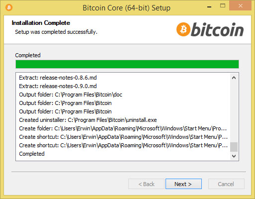 Thumbnail for File:Bitcoin-qt-installation-complete.jpg