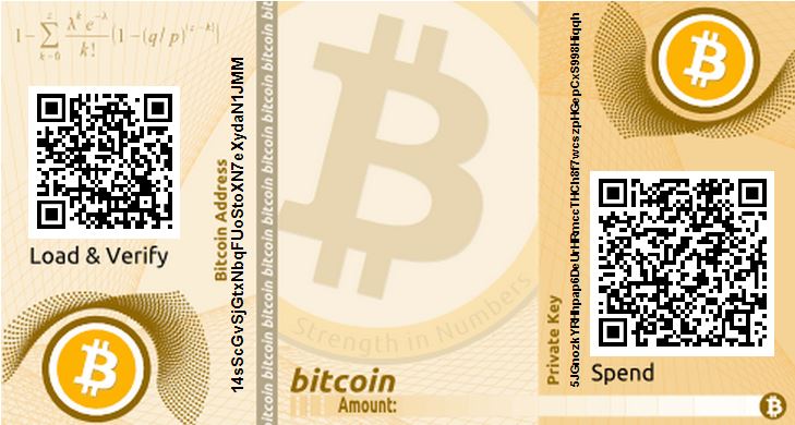 Thumbnail for File:Bitcoin paper wallet generated at bitaddress.jpg